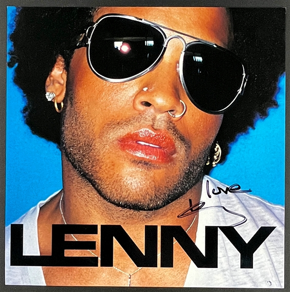 Lenny Kravitz Signed <em>Lenny</em> Album Cover Slick (Beckett Authentic)
