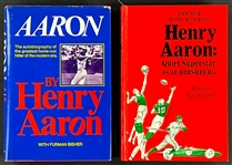 Hank Aaron Signed Books (2) (Beckett Authentic)