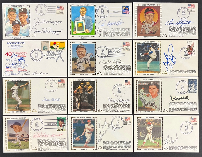 Gateway Cachet Baseball Signed Collection (47) Incl. Joe DiMaggio, Pete Rose and Others (Beckett Authentic)