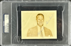 George Sisler Signed Photo (Encapsulated PSA/DNA)