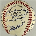 Baseball Hall of Famers and Superstars Signed Baseball (18 Signatures) Incl. Stan Musial and Others (Beckett Authentic)