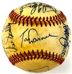 1980-81 Los Angeles Dodgers Team Signed Baseball (Beckett Authentic)