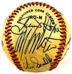 1980-81 Los Angeles Dodgers Team Signed Baseball (Beckett Authentic)