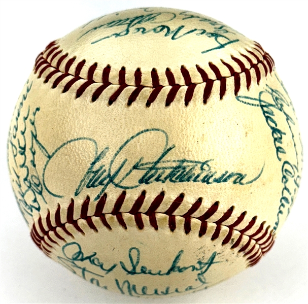 1956 St. Louis Cardinals Team Signed Baseball (27 Signatures) (Beckett Authentic)