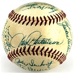 1956 St. Louis Cardinals Team Signed Baseball (27 Signatures) (Beckett Authentic)