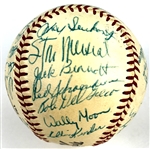 1956 St. Louis Cardinals Team Signed Baseball (27 Signatures) (Beckett Authentic)