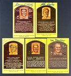 Baseball Hall of Famer Signed Collection (33) (PSA/DNA and JSA)