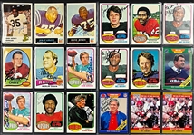 Football Hall Of Fame Signed Card Collection (25) (Beckett Authentic)