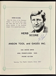 1980 Sports Dinner Program Signed by Ted Williams, Dan Marino and Others (10 Signatures) (Beckett Authentic)