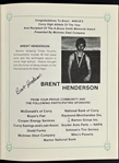 1980 Sports Dinner Program Signed by Ted Williams, Dan Marino and Others (10 Signatures) (Beckett Authentic)