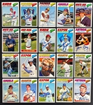 1977 Topps Signed Baseball Card Collection (87)