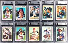1978 Topps Signed Baseball Card Collection (131)