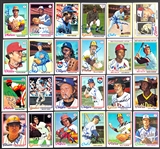 1978 Topps Signed Baseball Card Collection (131)