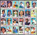 1978 Topps Signed Baseball Card Collection (131)