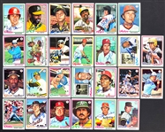 1978 Topps Signed Baseball Card Collection (131)