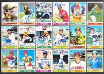 1979 Topps Signed Baseball Card Collection (62)