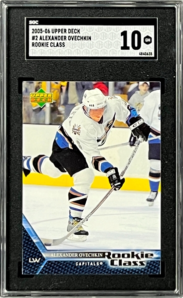 2005 Upper Deck #2 Alexander Ovechkin (Rookie Class) - SGC GEM MINT 10