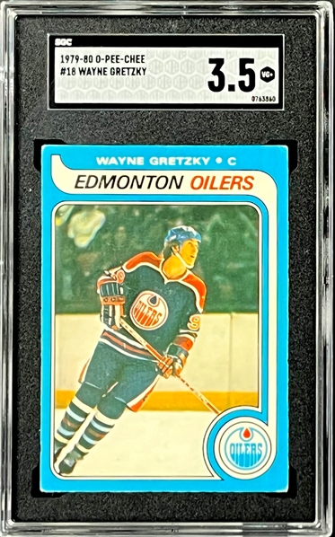 1979 O-Pee-Chee #18 Wayne Gretzky - SGC VG+ 3.5