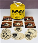1960s Beatles Memorabilia Incl. "Disk-Go-Case" Record Holder and "Long Eating Licorice Records" Collection