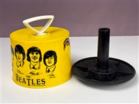 1960's Beatles Memorabilia Incl. Disk-Go-Case Record Holder and Long Eating Licorice Records Collection
