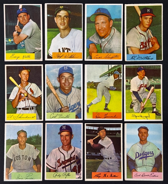 1954 Bowman Baseball Partial Set (137/224) 