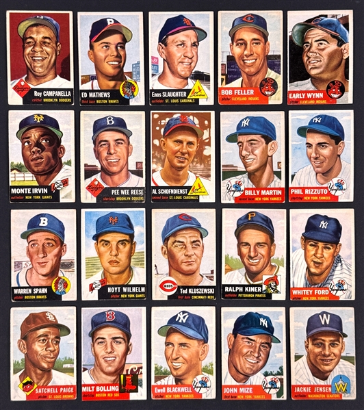 1953 Topps Baseball Near Set (266/274)