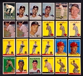 1952-59 Topps Baseball Collection (1029) with Duplication and Tons of Hall of Famers