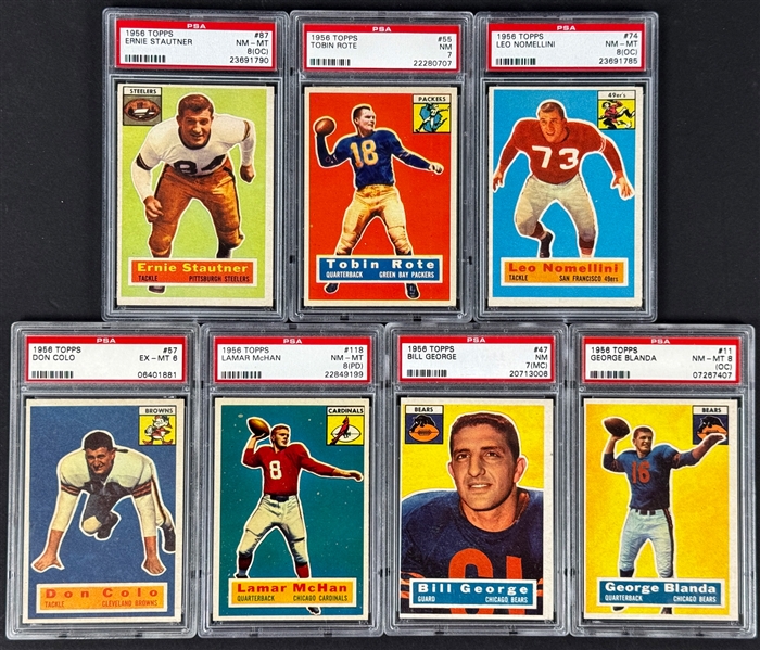 1956 Topps Football Near Set (112/120)