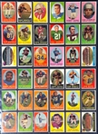 1958 Topps Football Complete Set (132) Incl. #62 Jim Brown Rookie Card