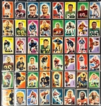 1955 Bowman Football Near Set (143/160)