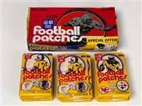 1974 Fleer Football Cloth Patches Unopened Box 