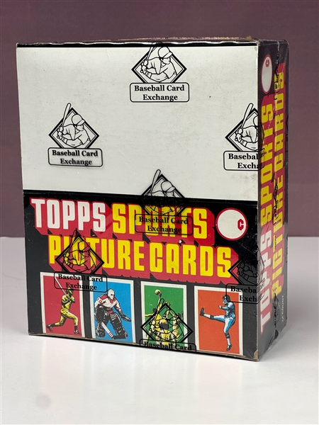 1986 Topps Baseball Unopened Rack Box (BBCE Encapsulated)