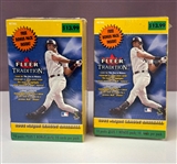 2002 Fleer Tradition Baseball Factory Sealed Boxes (2) 
