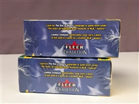 2002 Fleer Tradition Baseball Factory Sealed Boxes (2) 