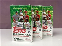 2013 Topps Baseball Mini-Cards Factory Sealed Boxes (3) 