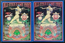 1980 All Star Game Ticket Stubs (2), Programs (2) and Related Dodger Publications  (2) 