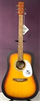 Van Morrison Signed Fender Acoustic Guitar (PSA/DNA)