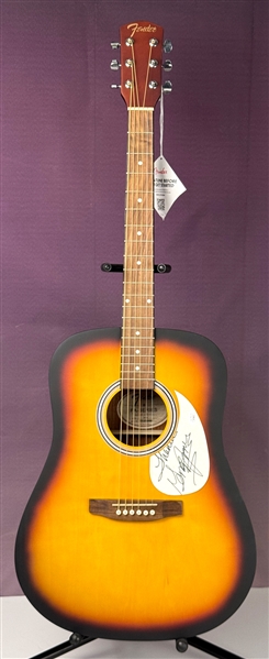 George Jones Signed Fender Acoustic Guitar (JSA)