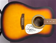 George Jones Signed Fender Acoustic Guitar (JSA)