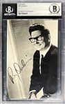 Roy Orbison Signed Photo Postcard (Encapsulated Beckett Authentic)