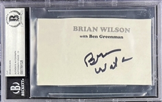 Beach Boys Cut Signature Collection (5) (All Encapsulated Beckett Authentic)