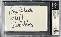 Beach Boys Cut Signature Collection (5) (All Encapsulated Beckett Authentic)