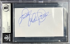 Beach Boys Cut Signature Collection (5) (All Encapsulated Beckett Authentic)