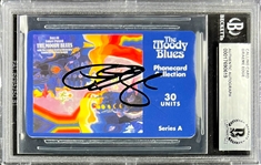 Moody Blues Band Signed Collection (4) (All Encapsulated Beckett Authentic)