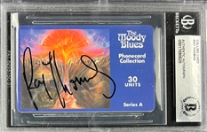 Moody Blues Band Signed Collection (4) (All Encapsulated Beckett Authentic)