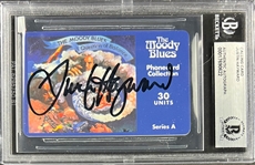 Moody Blues Band Signed Collection (4) (All Encapsulated Beckett Authentic)