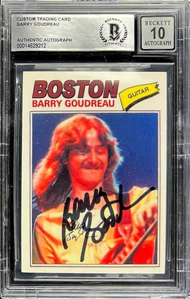 Boston Band Signed Collection (4) (All Encapsulated Beckett Authentic)