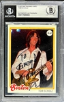 Boston Band Signed Collection (4) (All Encapsulated Beckett Authentic)