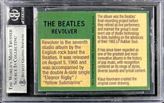 The Beatles - Related Autograph Pair (2) Klaus Voorman and Pete Best (Both Encapsulated Beckett Authentic)