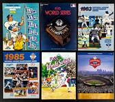 1959-1995 Los Angeles Dodgers World Series and Playoffs Programs (14)